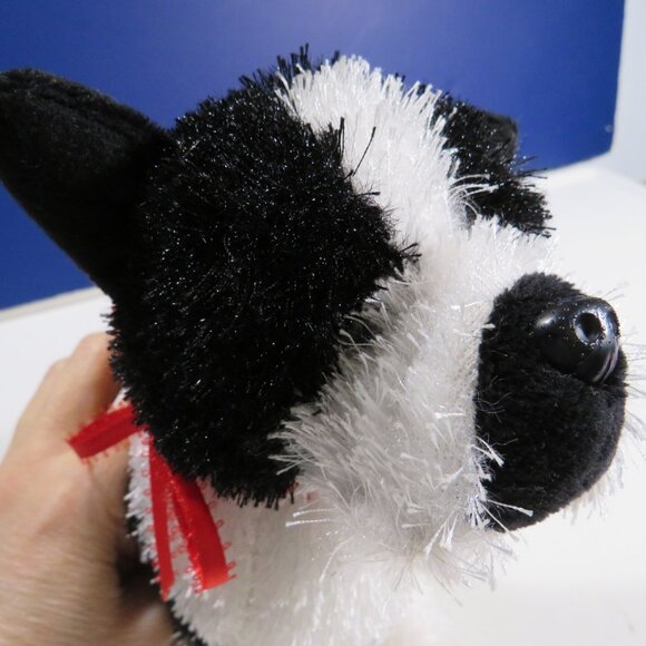 Boston Terrier Dog Puppy with "sparkly" fur WEBKINZ GANZ --NO CODE-- - Picture 3 of 11